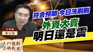 符合預期 今日洗刷刷 外資大賣 明日還是震 (圖)