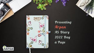 Diary 2023 Day a Page A5 Personal Organizer Diary (Light Blue)