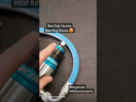 New Style Tacoma Rear King Shocks #kingshocks #filthymotorsports #tacoma #toyotatacoma