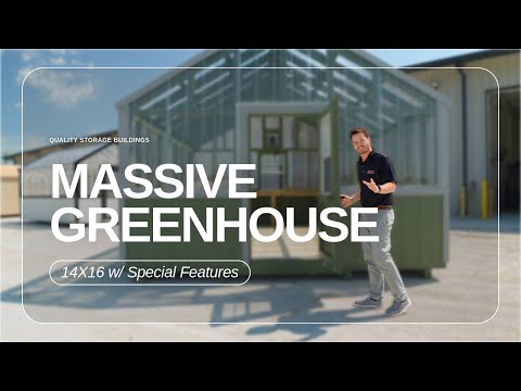 14x16 Greenhouse Build & Tour - Complete Setup for Year-Round Growing!