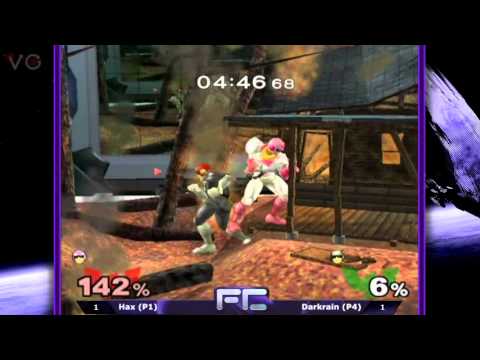 MELEE-FC 10R - Singles Top 8: Hax (Captain Falcon) vs. Darkrain (Falcon) - SSBM - SSBM