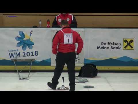 Eisstocksport EM 2018 Ziel Finale U16