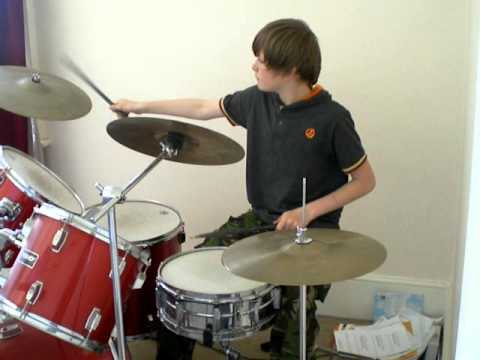 James Thorpe on the Drums