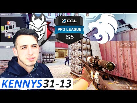 kennyS 31-13 POV / G2 vs North / Cache / ESL Pro League Season 5 Finals