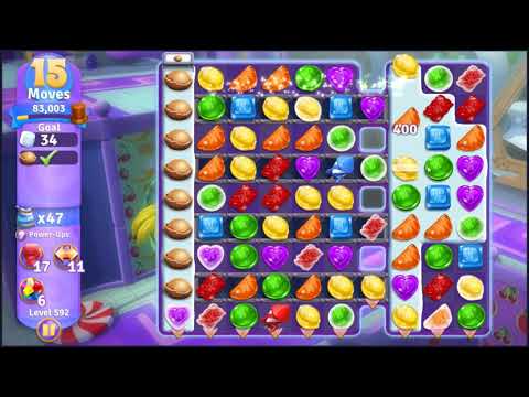 Wonka's World of Candy Level 592 - NO BOOSTERS + FULL STORY 🍫 | SKILLGAMING ✔️