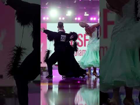 Under the Wuxi lights ❤️Butnaru Luca Teodor -Bidica Julia Denisa 📆 2025 WDSF GS STD Wuxi  @studiopm