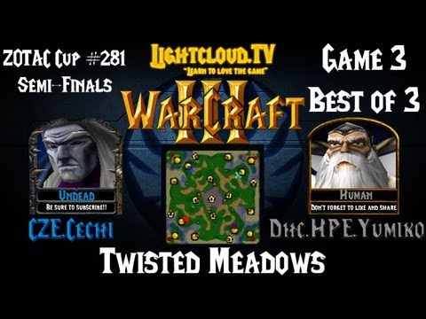 CZE.Cechi (UD) VS Dhc.Yumiko (HU) - WC3 G3 - ZOTAC #281 SF