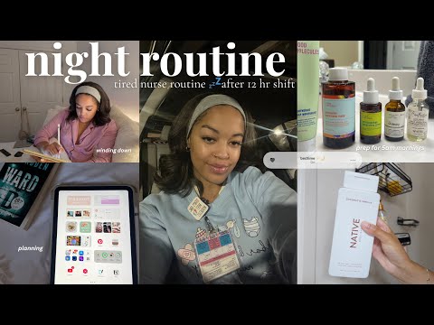 Post-Shift Night Routine 🌙 | How I Recover After a 12 Hour Day Shift as a Nurse