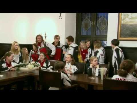 Empfang der Stadt Lingen - Tanzgalerie Lorenz - tanzen zum Vize WorldCup Gewinner 2012 im Stepptanz.