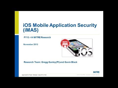 Image thumbnail for talk iOS Application Defense - iMAS