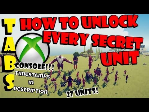 How to Unlock All 27 Secret Units in TABS on Xbox or PC | Console Release