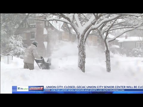 How Erie Streets Departments and residents are managing the snow