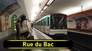 Metro Station Rue du Bac - Paris 🇫🇷 - Walkthrough 🚶