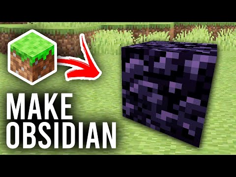 How To Make Obsidian In Minecraft - Full Guide