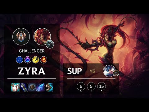 Zyra Support vs Sona - EUW Challenger Patch 10.18