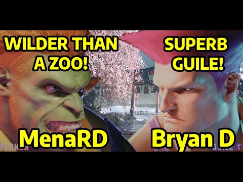 Street Fighter 6 ➥ MenaRD (BLANKA) VS Bryan D Bryan Giovanna (GUILE ガイル) 4K Master Ranks