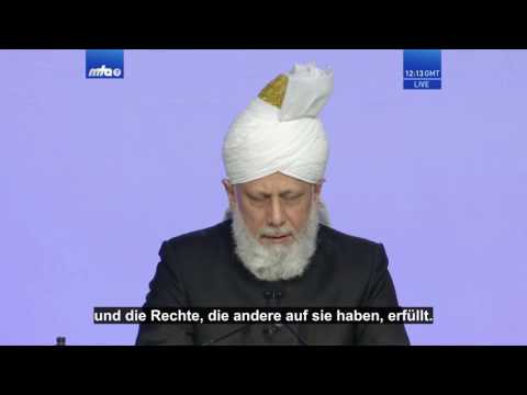 HD Freitagsansprache 28.07.2017–Der Beginn der Jalsa Salana UK und die Verantwortungen der Besucher