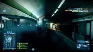 Battlefield 3 - Gameplay P90 - Operation Metro - 5 Minutes