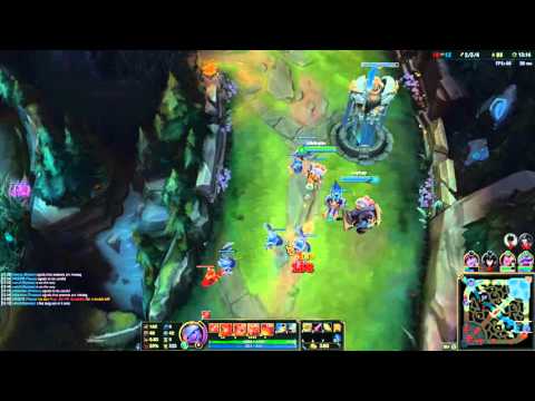 [ kakarotto ] Tristana/Braum vs Jinx/Nautilus Bot - S6 2016- Patch 6.5