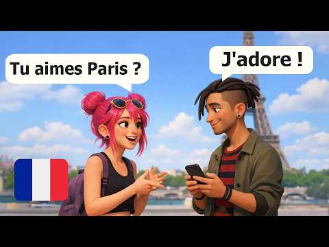 20 Minutes of Simple French Dialogues (A1-A2 Level) | Learning the sights of France