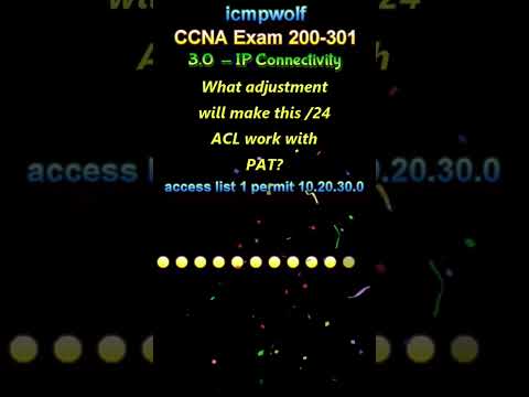 Cisco CCNA: How to make ACL work with PAT? - icmpwolf