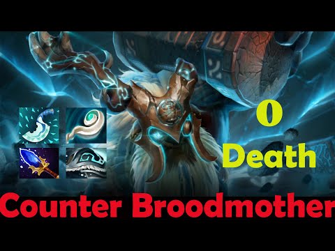 Chris Luck Mid Earthshaker how to play against Broodmother 13 Kill 0 Death Highlights