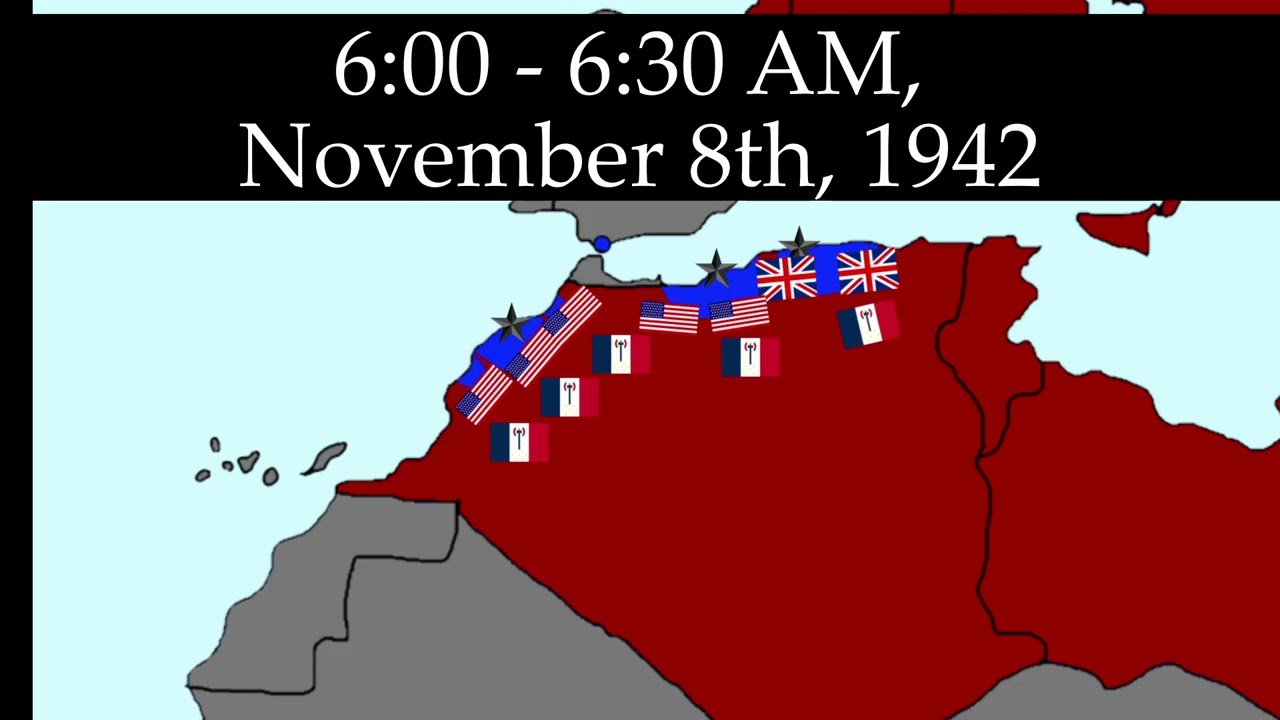 Operation Torch Mapped