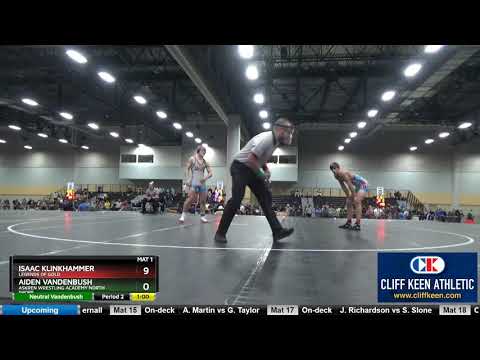 2020 USAW Preseason Nationals/2105 High School 11th-12th Grade 160 Aiden Vandenbush Askren Wrestli
