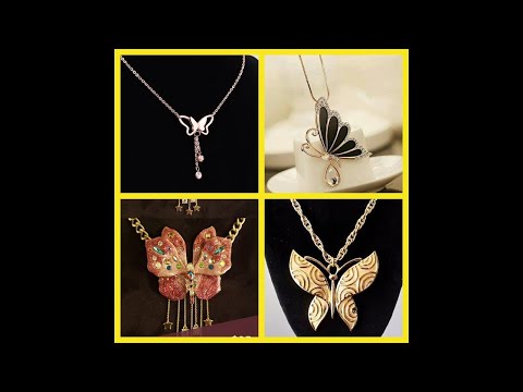 Latest Butterfly pendant necklace 2020| Simple Butterfly Pendant Women  Necklace 2020| Fashion Style