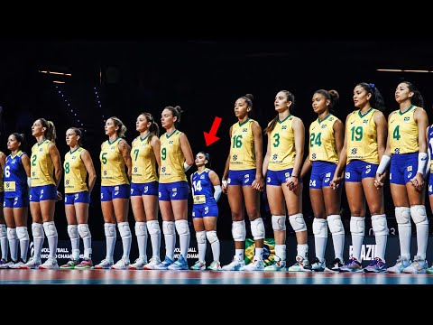 162cm Short Volleyball Player Natalia Araujo | Crazy Volleyball Libero