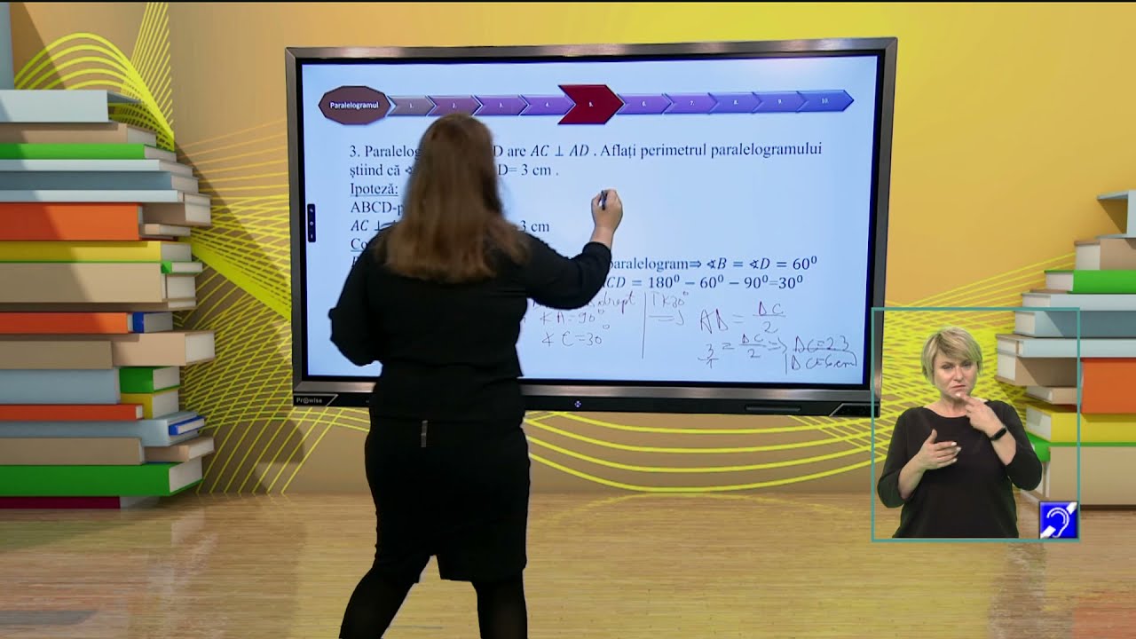 Tele?coala: Matematic? clasa a VII-a – Paralelogramul (@TVR2)