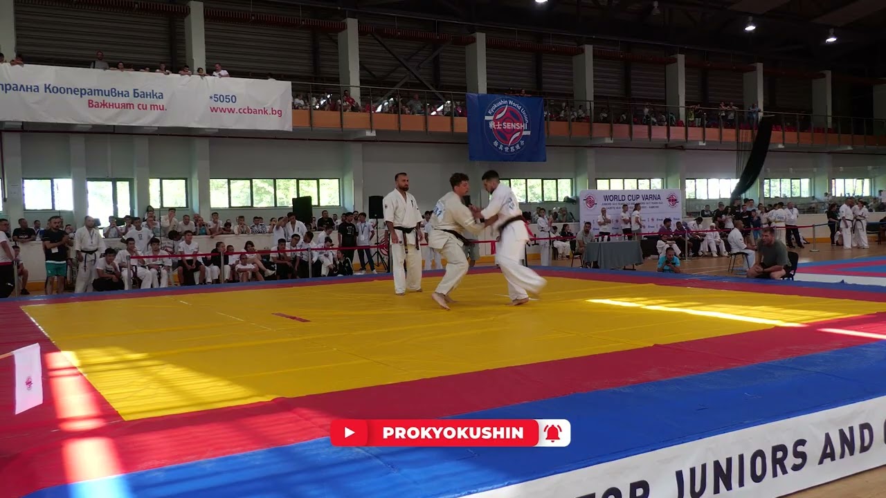 World Cup Varna: 1/4 -85 kg Oskar Jakub Gębala (Poland) vs Husein Mamedov (Romania, aka)
