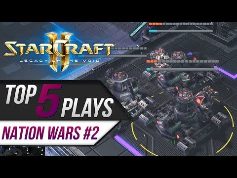 Starcraft 2: TOP 5 Plays - Nation Wars 2019 #2