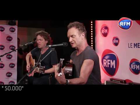 Interview et live de Sting chez RFM