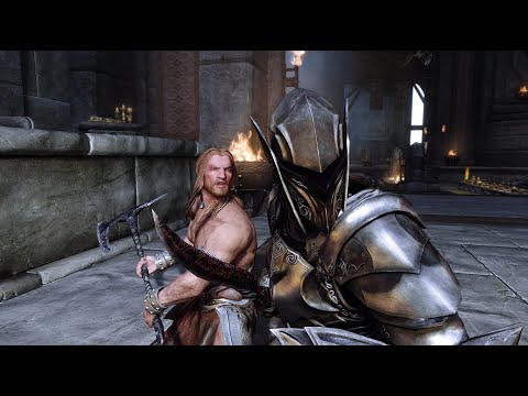 Fake Ebony Warrior Vs Fake Tsun | Skyrim