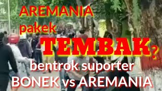 Download lagu TERTANGKAP KAMERA!! oknum AREMANIA menggunakan TEMBAK? (Bentrok BONEK vs AREMA) mp3