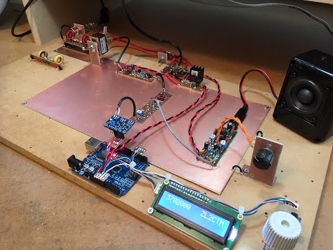 Simple Homebrew DSB-SC 80m 40m Rig: Part 5 - Receiver Test