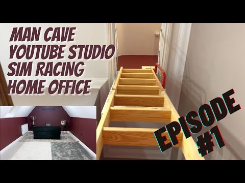 Man Cave Sim Room Home Office loft Project - Episode #1