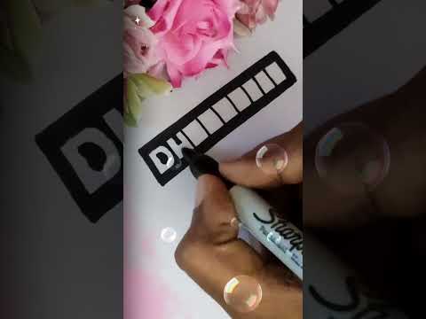 💗 DHARMITHA 💗 name art #shorts #foryou #trending #lovestatus #love #nameart #art #dharmitha #viral