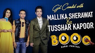 Mallika Sherawat and Tusshar Kapoor Gets candid | Booo Sabki Phategi