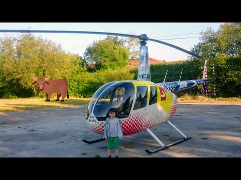 Helicopter for children. See and fly. Video for children