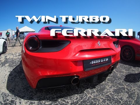 Twin Turbo Ferrari 488 GTB at the Half Mile