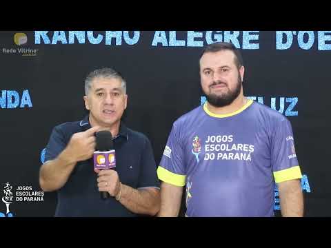 Jogos escolares do Paraná, entrevista com o Prefeito de Rancho Alegre D´Oeste Cássio Zanuto