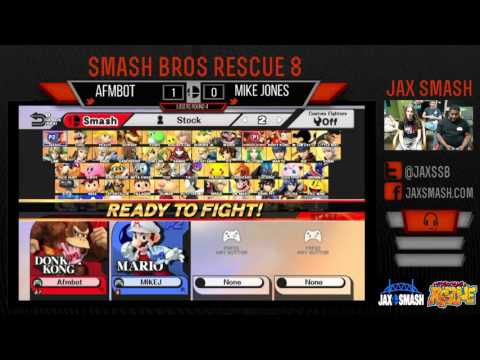 Jax Smash Weekly 3/31/16 - Afmbot(DK) Vs. Mike Jones(Mario) LR4