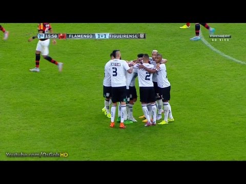 Gol de Ricardinho, Flamengo 1 x 2 Figueirense - Brasileirão 05/07/2015