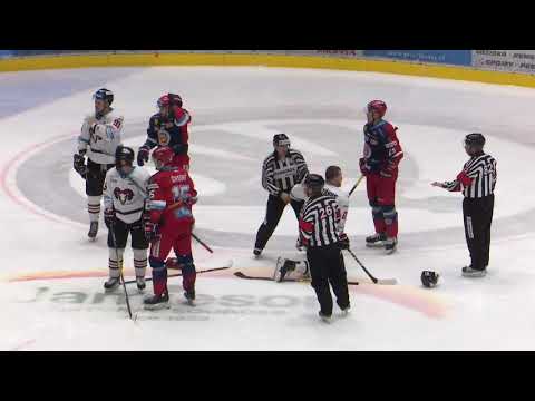 51. kolo šarvátky po faule Jána Brejčáka na Patrika Marcineka