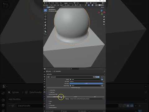 Are you Know? About this Use of Data Transfer Modifier in Blender