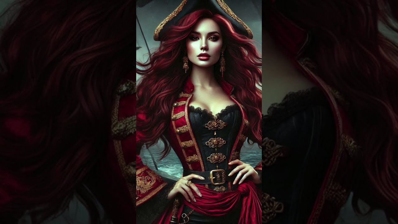 Creating a Beautiful Female Pirate with AI #ai #beautiful #female #pirate