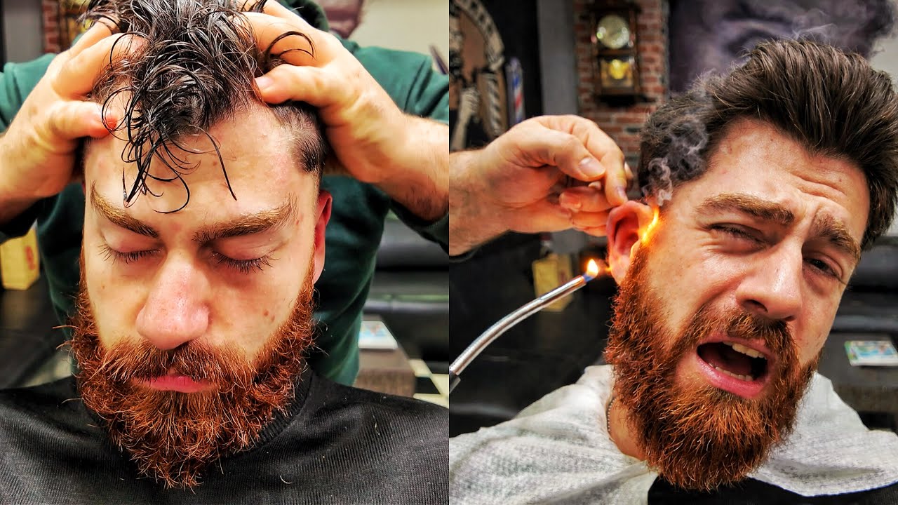 ASMR NECK AND SHOULDER MASSAGE & PROFESSIONAL HANDS AT A REAL TURKISH BARBER SHOP