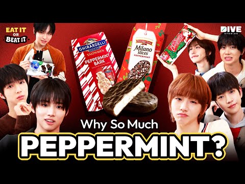 K-pop idols trying American winter snacks for the first time on IDID EAT IT or BEAT IT